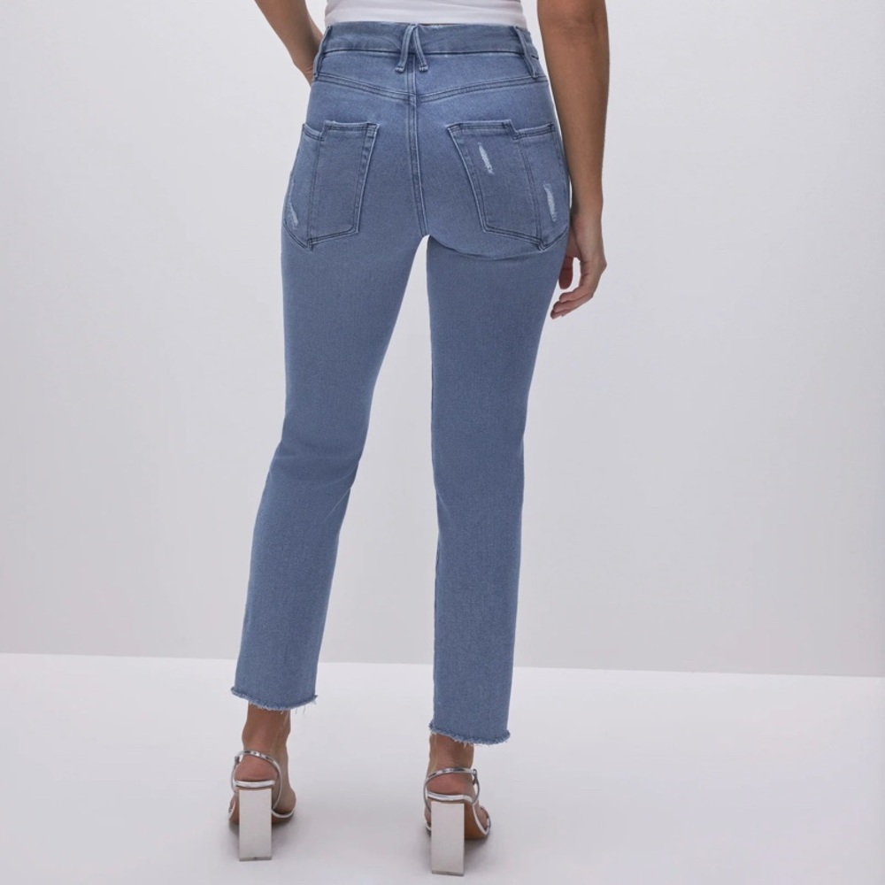 Good American Good Legs Straight Jeans